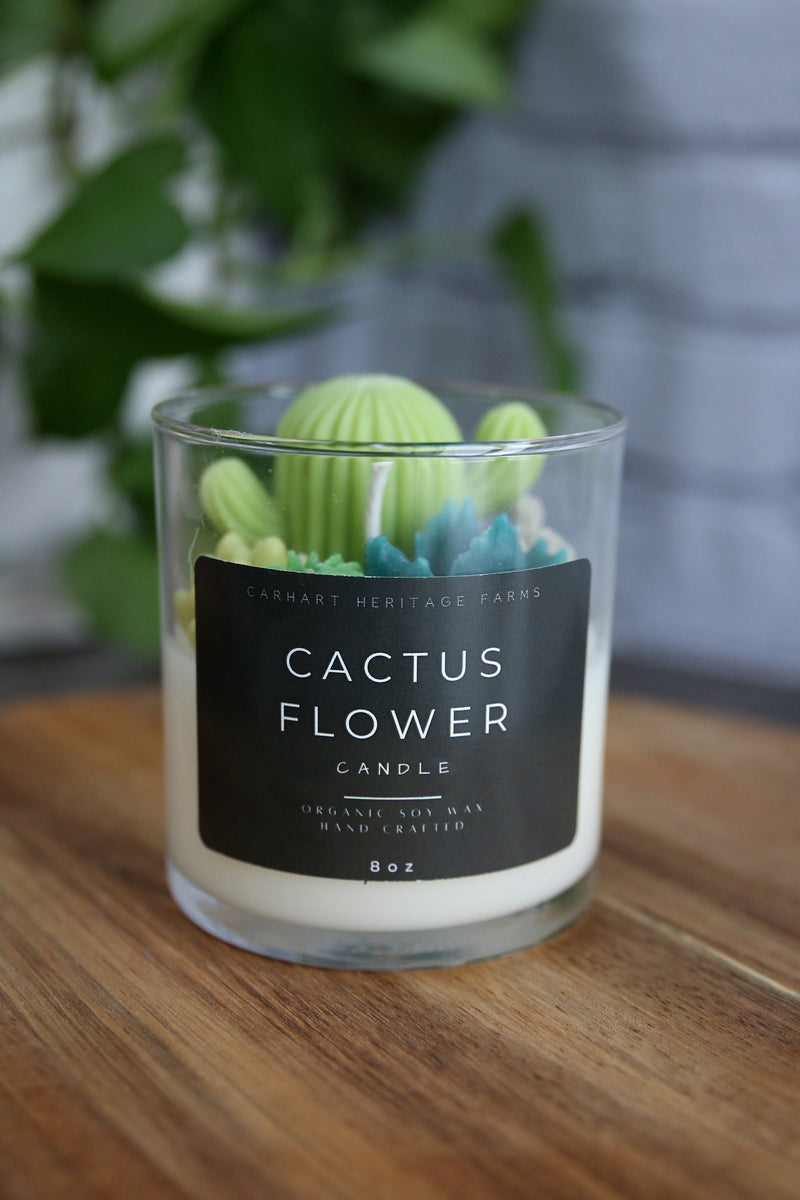 Cactus Flower Candle Soy Vegan – Pure Scents Candles