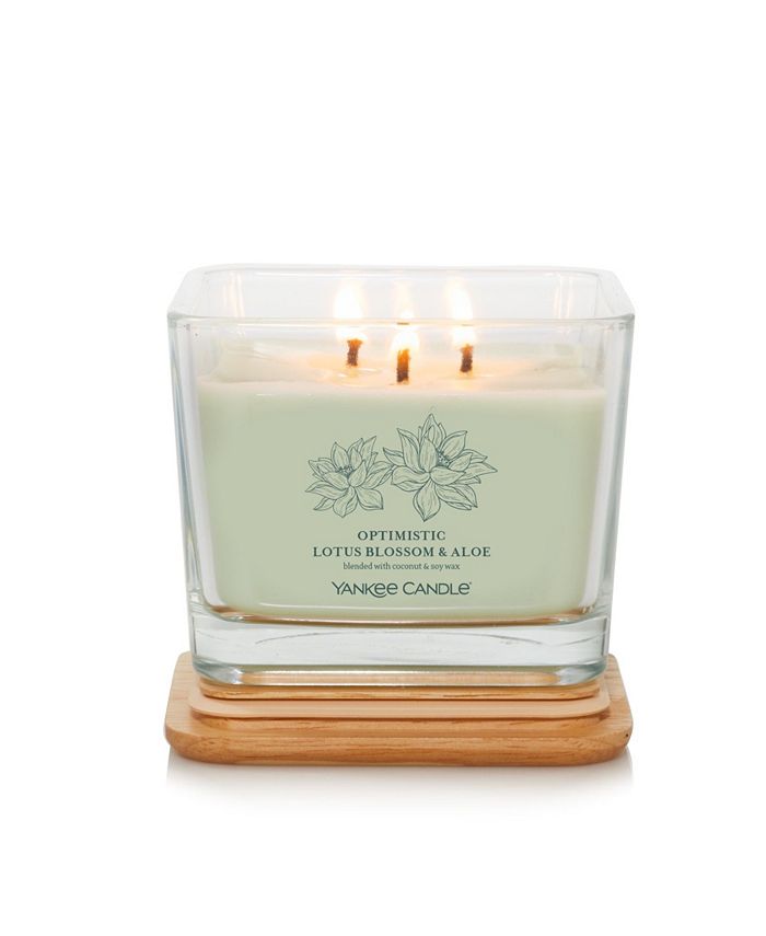 Optimistic Lotus Blossom Aloe Medium Jar Candle – Pure Scents Candles