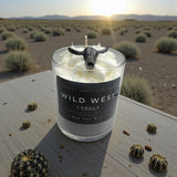 Wild West Candle  Soy- Vegan-Lead Free Wicks- Infused With The Highest Quality Fragrance Oils.Cowboy