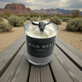 Wild West Candle  Soy- Vegan-Lead Free Wicks- Infused With The Highest Quality Fragrance Oils.Cowboy