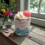Fresh Cut Flower Candle