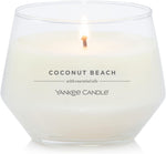 Yankee Candle Studio Medium Candle, Ocean Air, 10 oz: Long-Lasting, Essential-Oil Scented Soy Wax Blend Candle | 40-65 Hours of Burning Time