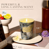 HomeLights Soy Wax Candles for Home Scented, 1-Wick Candles in Sandalwood Jasmine Scented, Industrial Chic Aromatherapy Candles Gift for Parties, Relaxing, 6.7oz