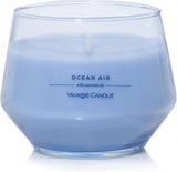 Yankee Candle Studio Medium Candle, Ocean Air, 10 oz: Long-Lasting, Essential-Oil Scented Soy Wax Blend Candle | 40-65 Hours of Burning Time