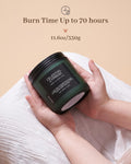 M&SENSE Summer's Night Scented Candle, 11.6oz Natural Soy Jar Candle for Home, Medium 2 Wick Candle Gifts for Men, Up to 70 Hours Burn time, Manly Candles for Bedroom