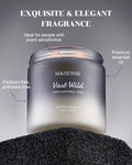 M&SENSE Summer's Night Scented Candle, 11.6oz Natural Soy Jar Candle for Home, Medium 2 Wick Candle Gifts for Men, Up to 70 Hours Burn time, Manly Candles for Bedroom