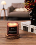 M&SENSE Summer's Night Scented Candle, 11.6oz Natural Soy Jar Candle for Home, Medium 2 Wick Candle Gifts for Men, Up to 70 Hours Burn time, Manly Candles for Bedroom