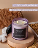 M&SENSE Summer's Night Scented Candle, 11.6oz Natural Soy Jar Candle for Home, Medium 2 Wick Candle Gifts for Men, Up to 70 Hours Burn time, Manly Candles for Bedroom