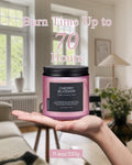 M&SENSE Summer's Night Scented Candle, 11.6oz Natural Soy Jar Candle for Home, Medium 2 Wick Candle Gifts for Men, Up to 70 Hours Burn time, Manly Candles for Bedroom