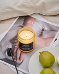 M&SENSE Summer's Night Scented Candle, 11.6oz Natural Soy Jar Candle for Home, Medium 2 Wick Candle Gifts for Men, Up to 70 Hours Burn time, Manly Candles for Bedroom