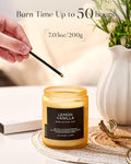 M&SENSE Summer's Night Scented Candle, 11.6oz Natural Soy Jar Candle for Home, Medium 2 Wick Candle Gifts for Men, Up to 70 Hours Burn time, Manly Candles for Bedroom