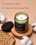 M&SENSE Summer's Night Scented Candle, 11.6oz Natural Soy Jar Candle for Home, Medium 2 Wick Candle Gifts for Men, Up to 70 Hours Burn time, Manly Candles for Bedroom