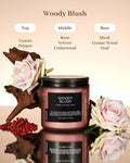 M&SENSE Summer's Night Scented Candle, 11.6oz Natural Soy Jar Candle for Home, Medium 2 Wick Candle Gifts for Men, Up to 70 Hours Burn time, Manly Candles for Bedroom