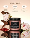 M&SENSE Summer's Night Scented Candle, 11.6oz Natural Soy Jar Candle for Home, Medium 2 Wick Candle Gifts for Men, Up to 70 Hours Burn time, Manly Candles for Bedroom