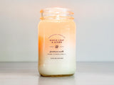Green Tea & Lemongrass 100% Soy Candle And Melts: Farmhouse Mason Jar