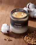 M&SENSE Summer's Night Scented Candle, 11.6oz Natural Soy Jar Candle for Home, Medium 2 Wick Candle Gifts for Men, Up to 70 Hours Burn time, Manly Candles for Bedroom