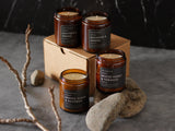 Soy Candles for Men | Masculine Candle Gift Set | Natural Soy Wax Candles | Unique Fathers Day Gift for Him | Cozy Home Decor