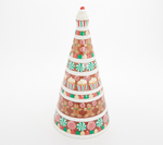 HomeWorx by Slatkin & Co. 14oz Ceramic Gingerbread Tree Candle.