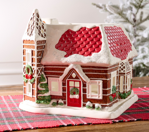 HomeWorx by Slatkin & Co. Ceramic Gingerbread Village House.