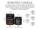 Soy Candles for Men | Masculine Candle Gift Set | Natural Soy Wax Candles | Unique Fathers Day Gift for Him | Cozy Home Decor