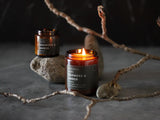 Soy Candles for Men | Masculine Candle Gift Set | Natural Soy Wax Candles | Unique Fathers Day Gift for Him | Cozy Home Decor