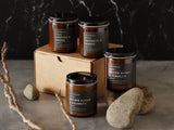 Soy Candles for Men | Masculine Candle Gift Set | Natural Soy Wax Candles | Unique Fathers Day Gift for Him | Cozy Home Decor