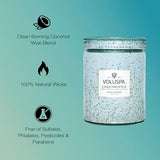 Voluspa Casa Pacifica, Large Candle Jar, 18 oz, 100 Hour Burn Time, All Natural Wicks and Coconut Wax for Clean Burning, Vegan, Poured in the USA