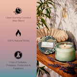 Voluspa French Cade Lavender, Petite Candle Jar, 3.2 oz, 25 Hour Burn Time, Coconut Wax for Clean Burning, Handcrafted in the USA