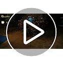 Solar Wind Spinner Outdoor - Metal Kinetic Wind Sculptures with Sparkling Jeweled Ornaments, Blue & Purple Gradient Dual-Direction Spinner, Solar LED Glass Ball Yard Art for Garden Patio Decor