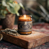 Scented Texas Candle Long Lasting Candles Luxury Mens Gifts Hand Poured Notes of Amber, Oakmoss, Vetiver 60 Hour Burn 16oz (Texas Live in Concert)