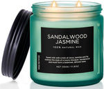 M&SENSE Summer's Night Scented Candle, 11.6oz Natural Soy Jar Candle for Home, Medium 2 Wick Candle Gifts for Men, Up to 70 Hours Burn time, Manly Candles for Bedroom
