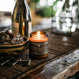 Scented Texas Candle Long Lasting Candles Luxury Mens Gifts Hand Poured Notes of Amber, Oakmoss, Vetiver 60 Hour Burn 16oz (Texas Live in Concert)