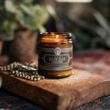 Scented Texas Candle Long Lasting Candles Luxury Mens Gifts Hand Poured Notes of Amber, Oakmoss, Vetiver 60 Hour Burn 16oz (Texas Live in Concert)