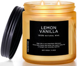 M&SENSE Summer's Night Scented Candle, 11.6oz Natural Soy Jar Candle for Home, Medium 2 Wick Candle Gifts for Men, Up to 70 Hours Burn time, Manly Candles for Bedroom