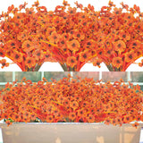 20 Bundles Artificial  Outdoor Indoor UV Resistant Fake Flowers No Fade