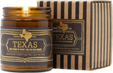 Scented Texas Candle Long Lasting Candles Luxury Mens Gifts Hand Poured Notes of Amber, Oakmoss, Vetiver 60 Hour Burn 16oz (Texas Live in Concert)