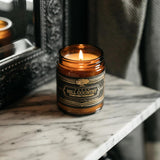 Scented Texas Candle Long Lasting Candles Luxury Mens Gifts Hand Poured Notes of Amber, Oakmoss, Vetiver 60 Hour Burn 16oz (Texas Live in Concert)
