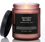 M&SENSE Summer's Night Scented Candle, 11.6oz Natural Soy Jar Candle for Home, Medium 2 Wick Candle Gifts for Men, Up to 70 Hours Burn time, Manly Candles for Bedroom