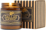 Scented Texas Candle Long Lasting Candles Luxury Mens Gifts Hand Poured Notes of Amber, Oakmoss, Vetiver 60 Hour Burn 16oz (Texas Live in Concert)