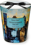 HomeLights Soy Wax Candles for Home Scented, 1-Wick Candles in Sandalwood Jasmine Scented, Industrial Chic Aromatherapy Candles Gift for Parties, Relaxing, 6.7oz