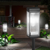 Solar Pathway Lights Outdoor, 8 Pack Upgraded Solar Lights Outdoor Waterproof, Bright Up to 15 Hrs Auto On/Off Garden Light for Yard Patio Lawn Path Walkway