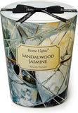 HomeLights Soy Wax Candles for Home Scented, 1-Wick Candles in Sandalwood Jasmine Scented, Industrial Chic Aromatherapy Candles Gift for Parties, Relaxing, 6.7oz