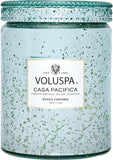 Voluspa Casa Pacifica, Large Candle Jar, 18 oz, 100 Hour Burn Time, All Natural Wicks and Coconut Wax for Clean Burning, Vegan, Poured in the USA