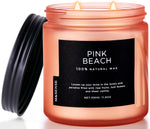 M&SENSE Summer's Night Scented Candle, 11.6oz Natural Soy Jar Candle for Home, Medium 2 Wick Candle Gifts for Men, Up to 70 Hours Burn time, Manly Candles for Bedroom