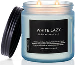 M&SENSE Summer's Night Scented Candle, 11.6oz Natural Soy Jar Candle for Home, Medium 2 Wick Candle Gifts for Men, Up to 70 Hours Burn time, Manly Candles for Bedroom
