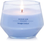 Yankee Candle Studio Medium Candle, Ocean Air, 10 oz: Long-Lasting, Essential-Oil Scented Soy Wax Blend Candle | 40-65 Hours of Burning Time