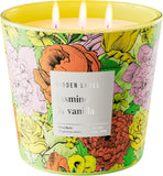 Hidden Label Jungle Oasis Scented Candle, 3 Wick Large Candles for Home, 30oz Natural Soy Candles for Home Scented,100 Hour Burn Time, Long Lasting Highly Scented Luxury Candle Gift