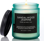 M&SENSE Summer's Night Scented Candle, 11.6oz Natural Soy Jar Candle for Home, Medium 2 Wick Candle Gifts for Men, Up to 70 Hours Burn time, Manly Candles for Bedroom