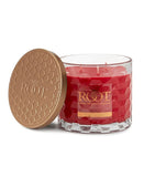 Candy Cane Fragrance Honeycomb Glass Jar Candle