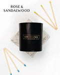 Premium Rose & Sandalwood Candle